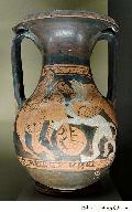 Arimaspus Fighting a Griffin
